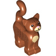 Lego kočka, tmavě oranžová (6057751, 6182674)